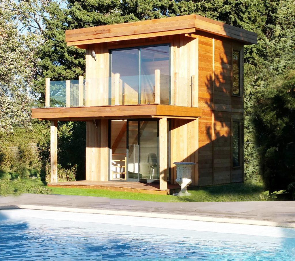 Studio de jardin en bois 2 niveaux