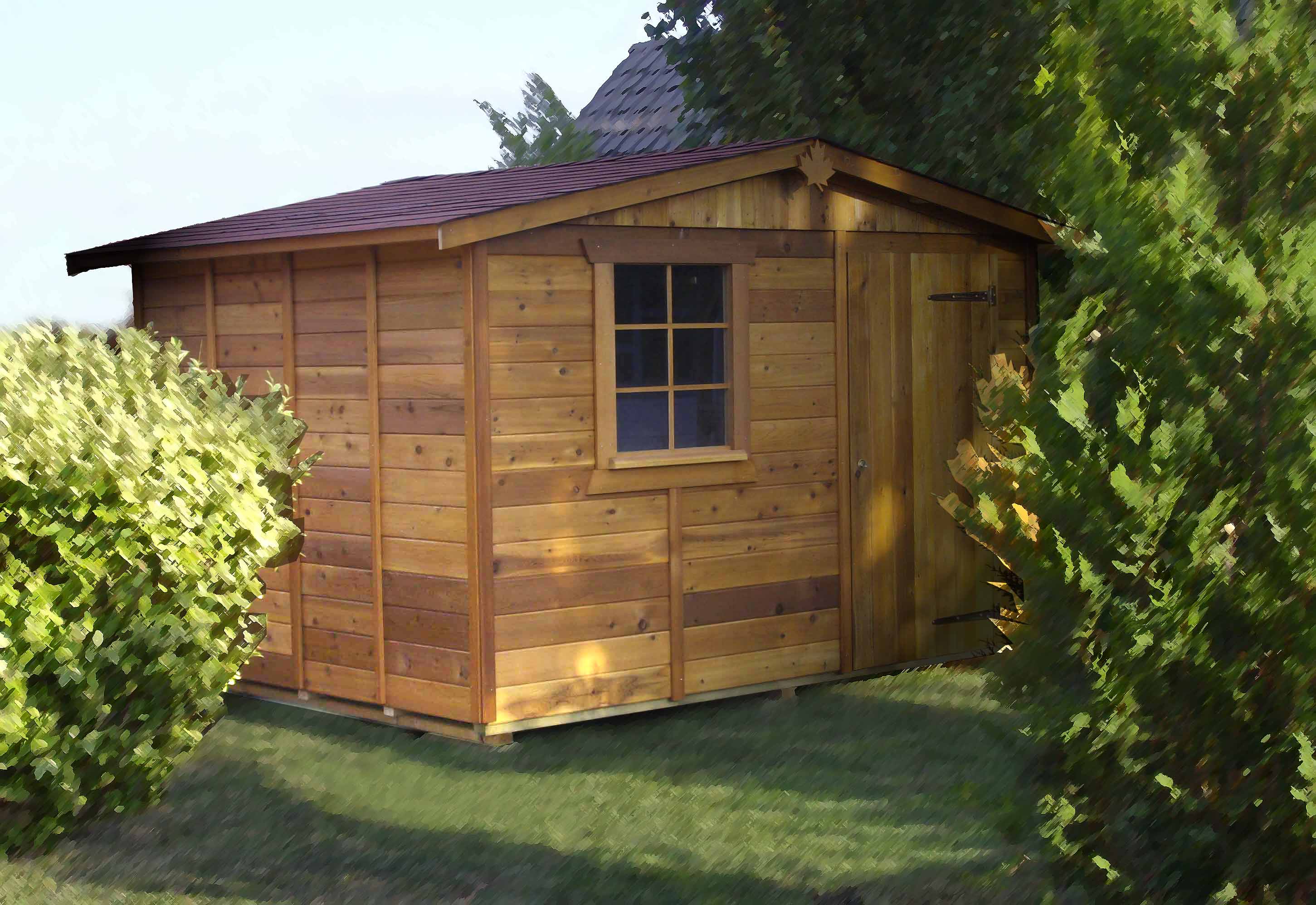 chalet de jardin bois colmar Chalet de jardin en bois