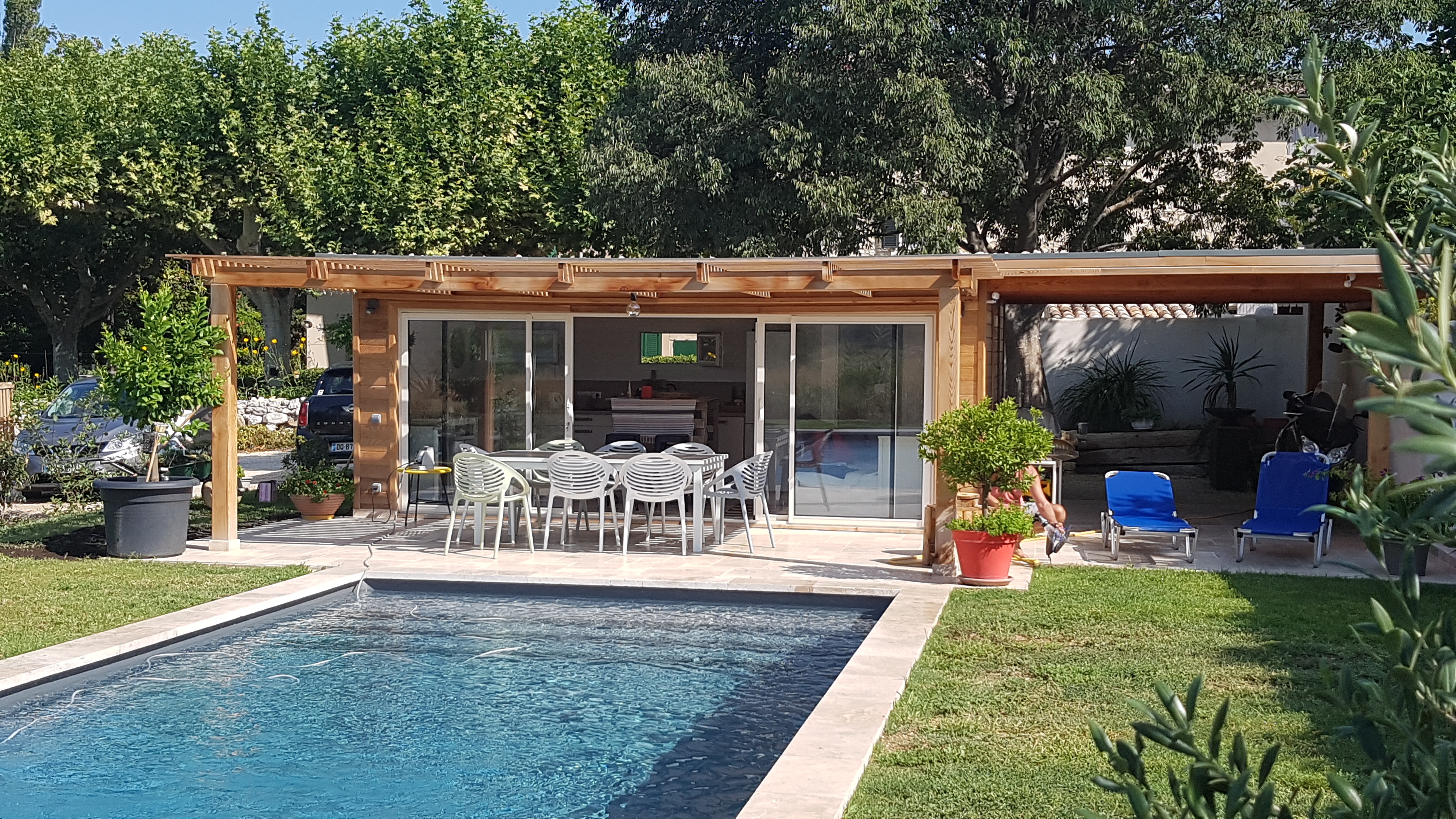 Pool House en bois